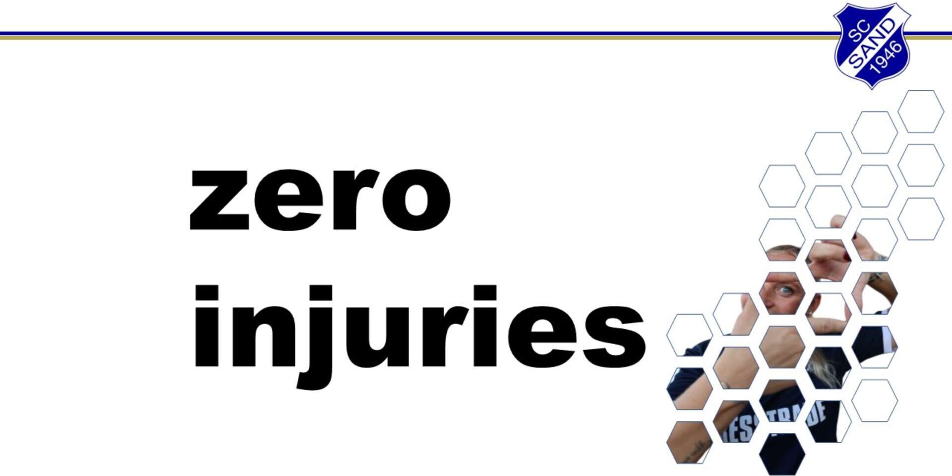 SC Sand 1946 e. V.: zero injuries