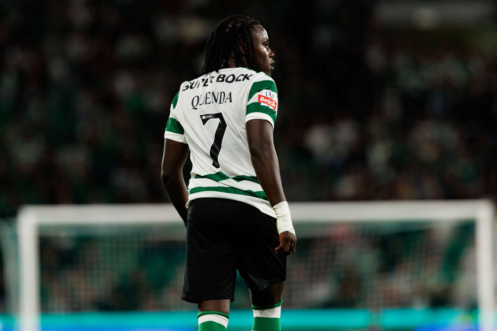 Geovany Quenda während des Ligaspiels zwischen Sporting Lissabon und dem FC Moreirense, 22.09.2025