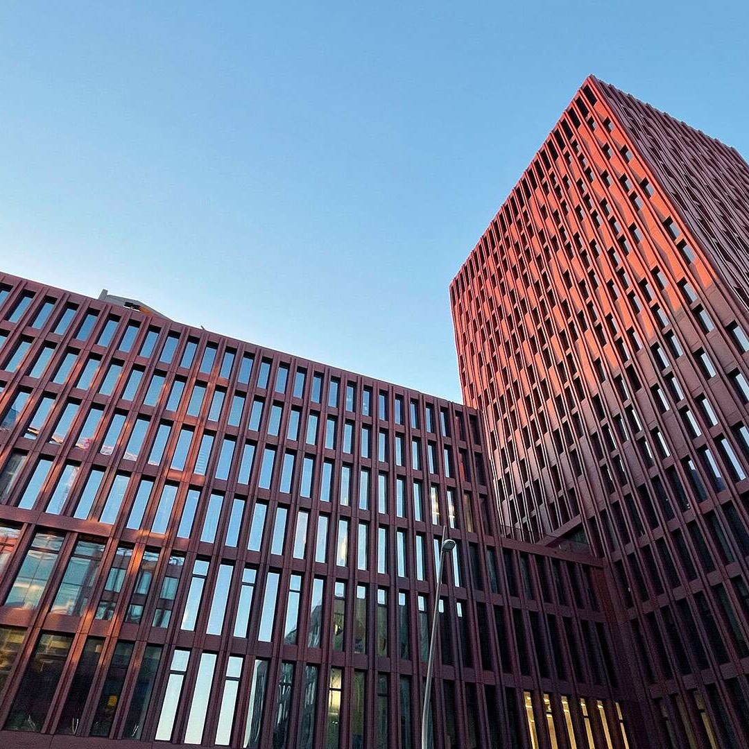 Fassade des Previers, von unten betrachtet
