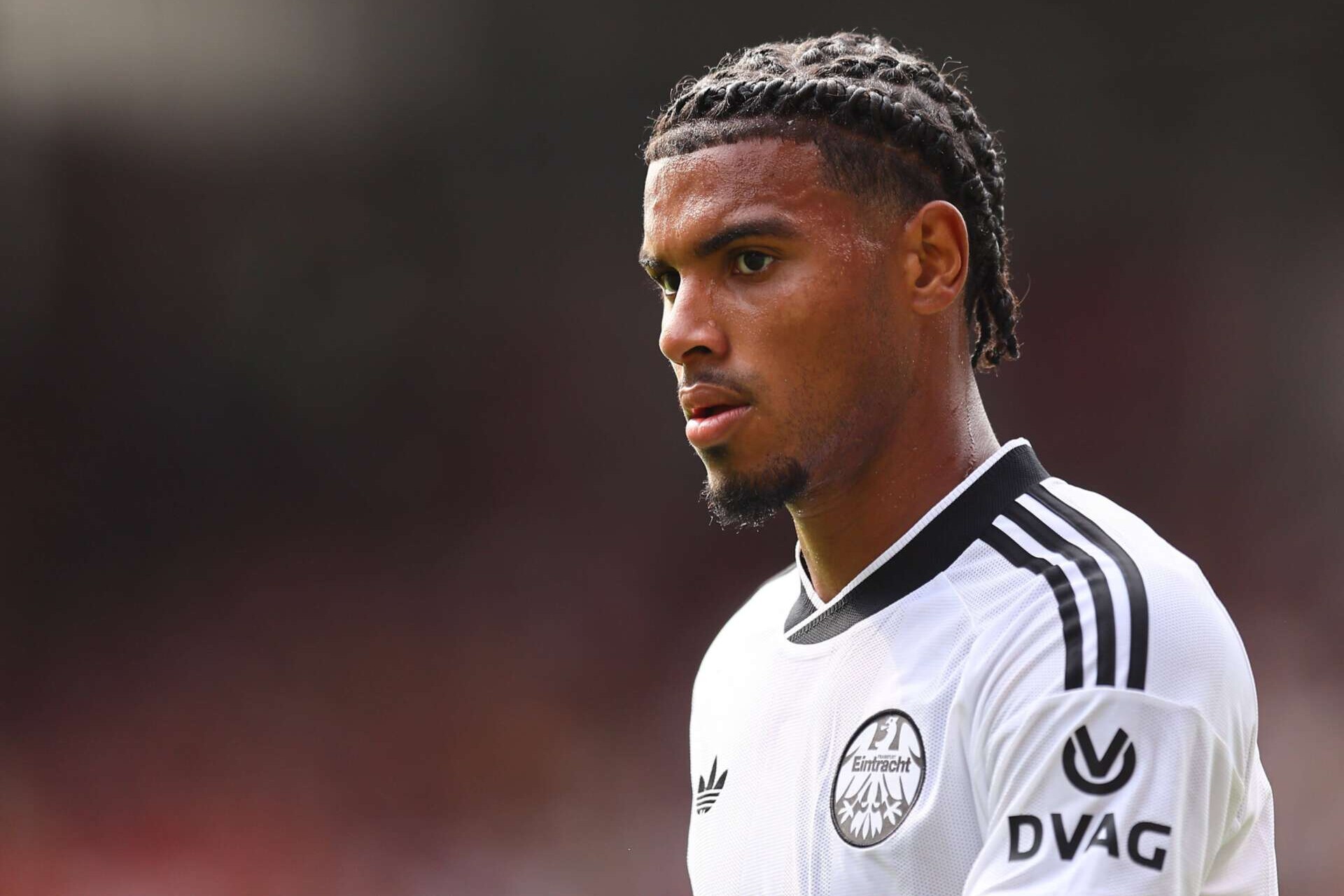 Eintracht Frankfurts Neuzugang Otavio während des Testspiels gegen den FC Brentford, 15.08.2026