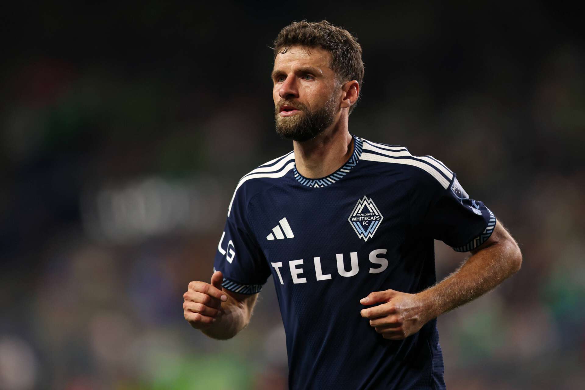 Mittelfeldmann Thomas Müller während der MLS-Partie zwischen den Vancouver Whitecaps und den Seattle Sounders, 16.08.2026
