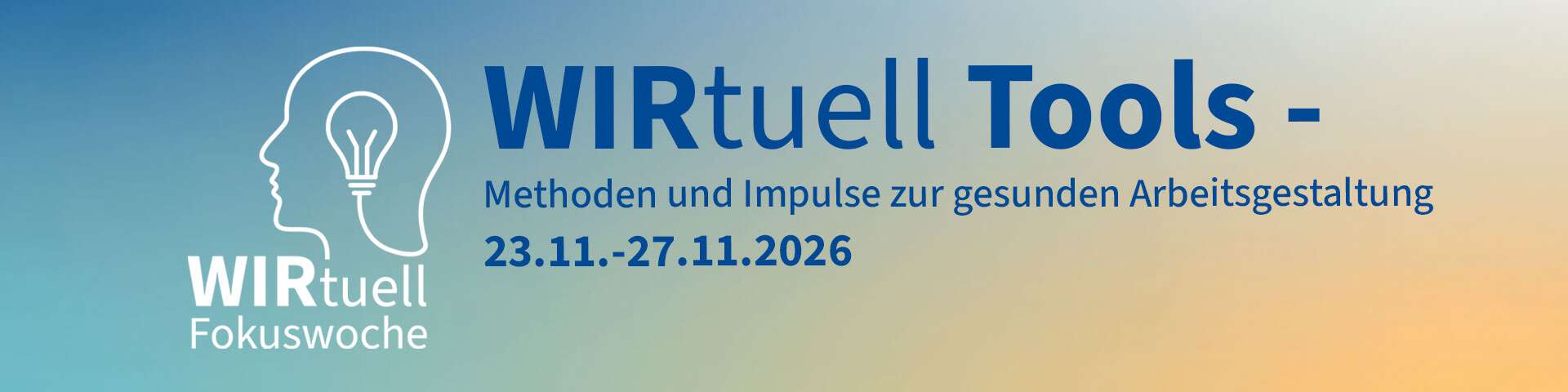 Grafik für WIRtuell Fokuswoche Tool im November 2026