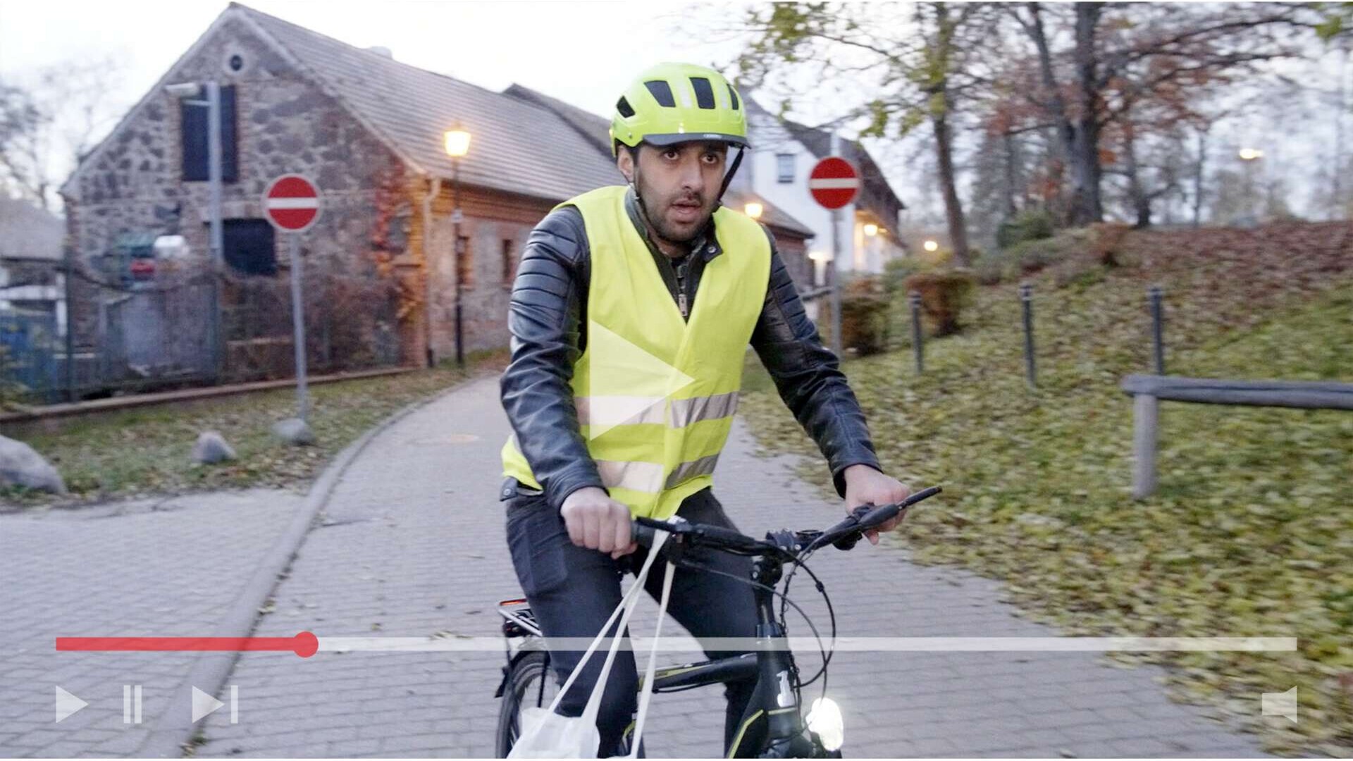 Fahrradsicherheitstraining: Bilder aus den Filmen