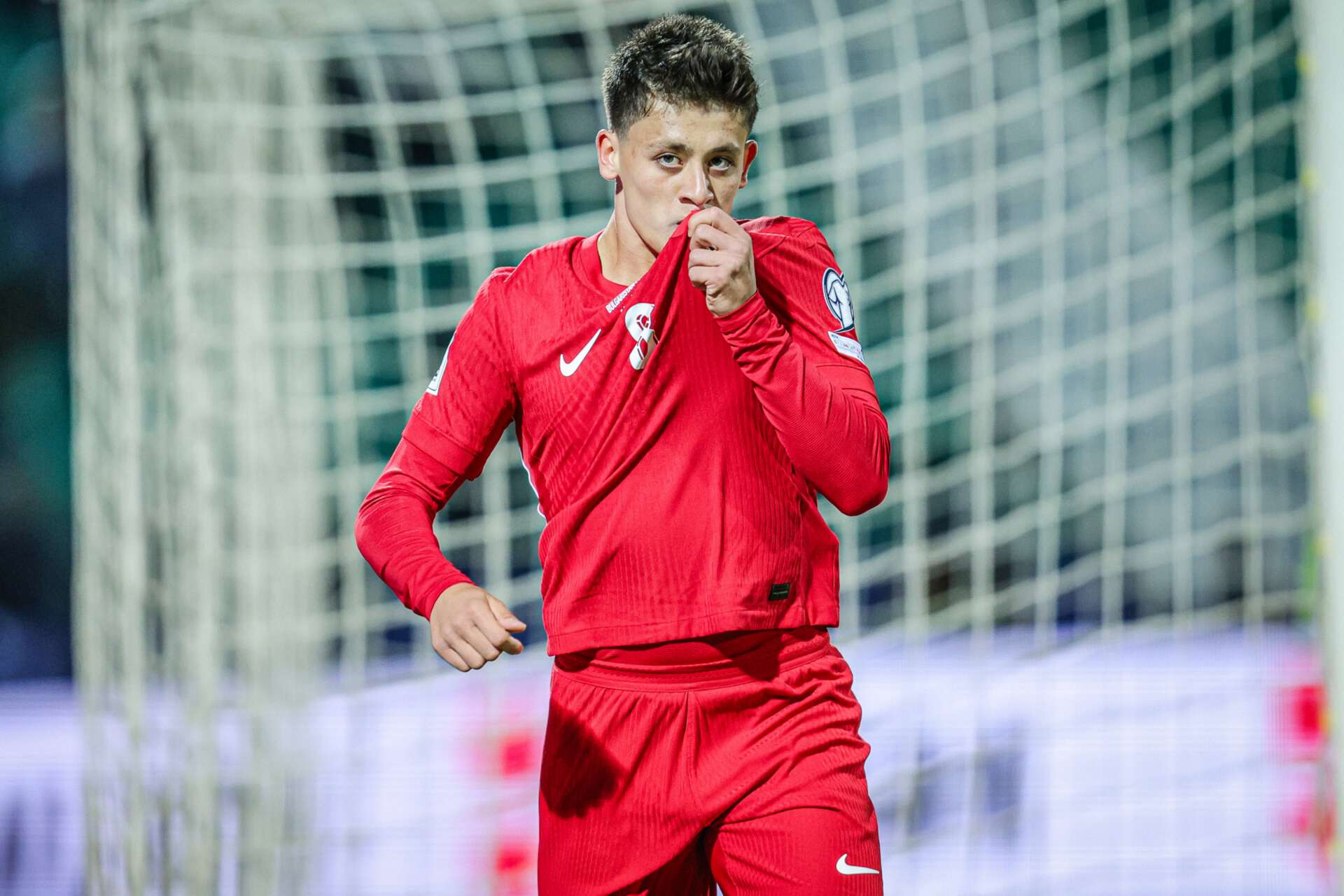 Der türkische Youngster Arda Güler während des WM-Qualifikationsspiels gegen Bulgarien in Sofia, 11.10.2025