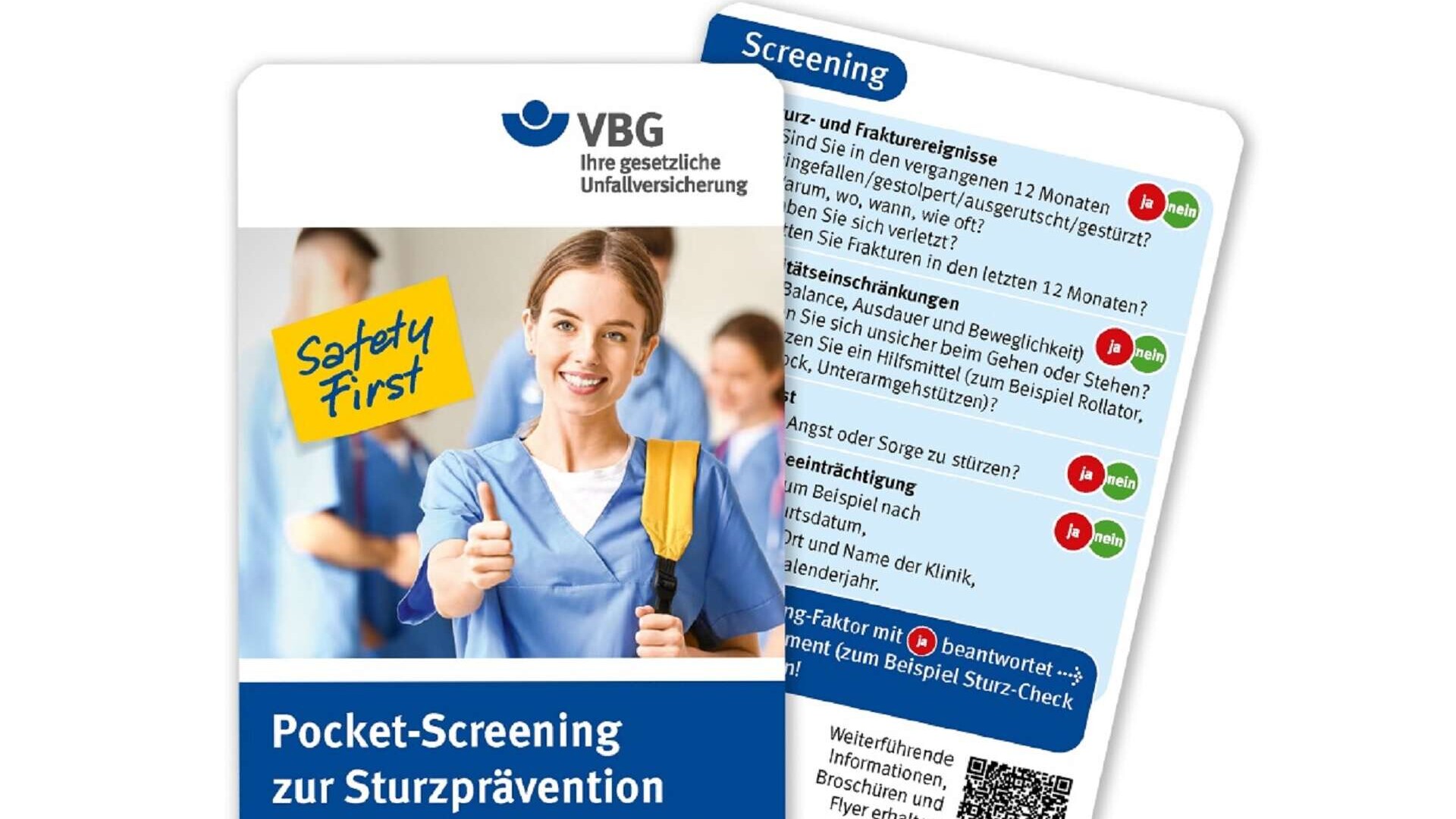 Pocket-Screening 
zur Sturzprävention