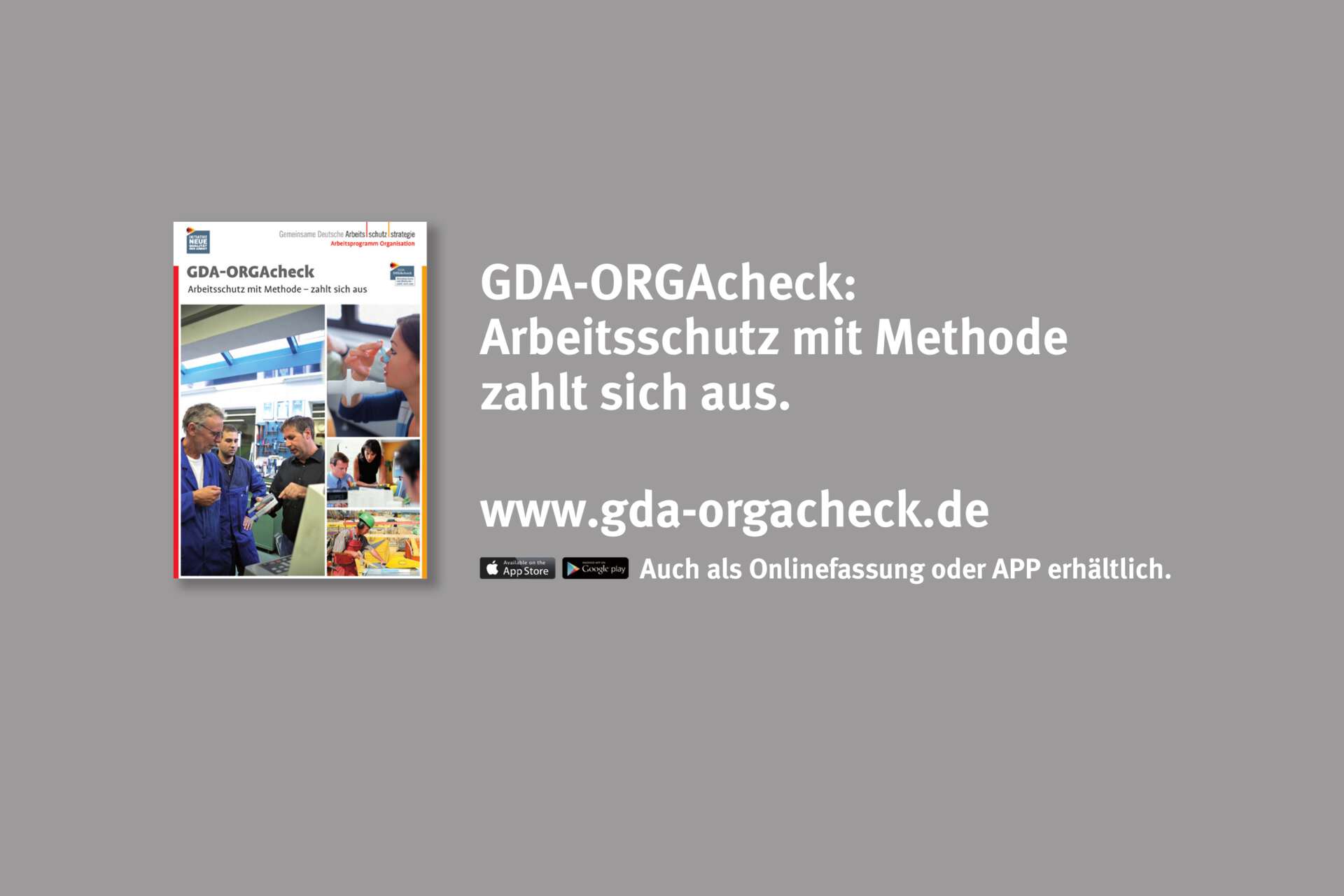 AMS, Arbeitsschutz mit System, GDA ORGAcheck
