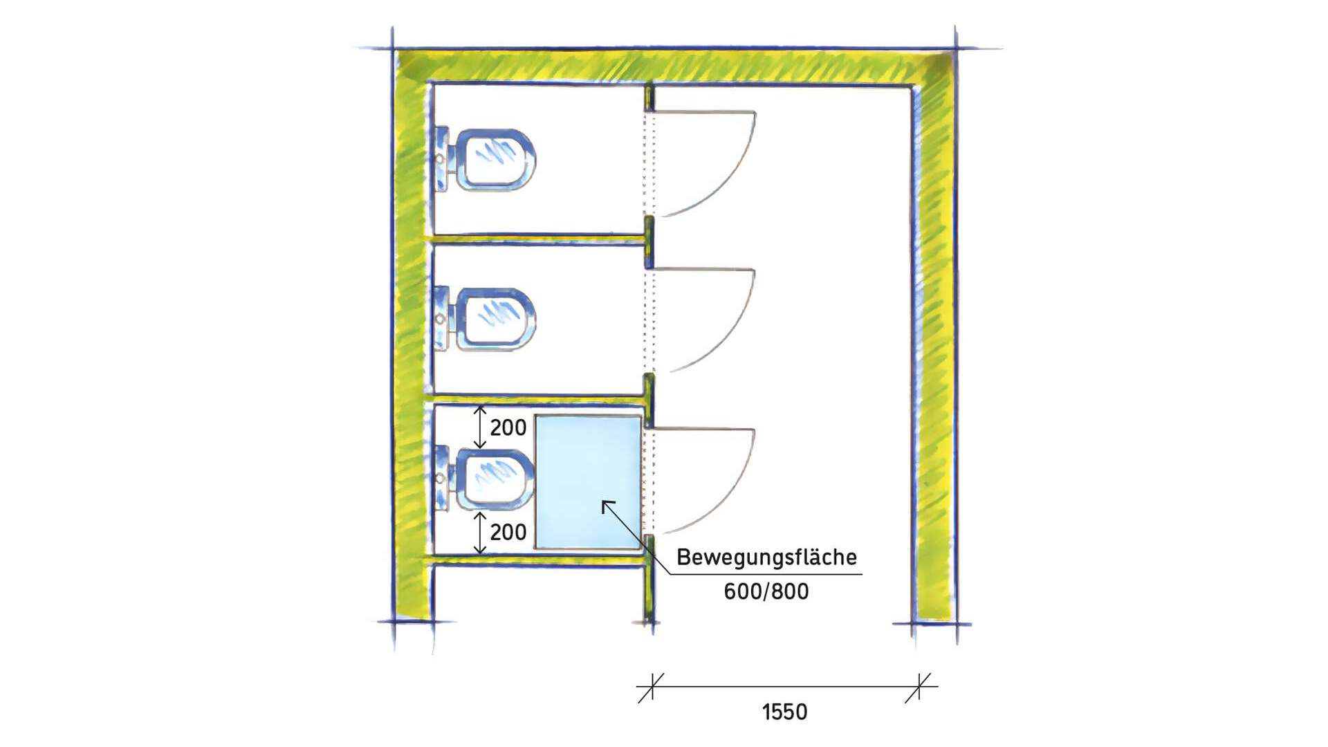 Toilettenräume VBG