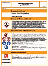 Betriebsanweisungen