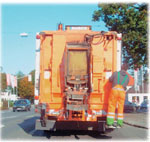Mitfahren auf Trittbrett