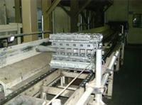 Sicherung des Transportbandes durch Sicherheitsleine