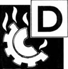 Piktogramm eines Metallbrandlöschers