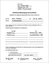 Abbildung Formular Kranbeauftragung