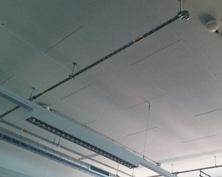 Löschanlage an der Decke