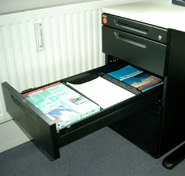 Offene Schublade