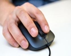 Flache Computermaus