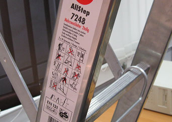 Betriebsanweisung für Leiter